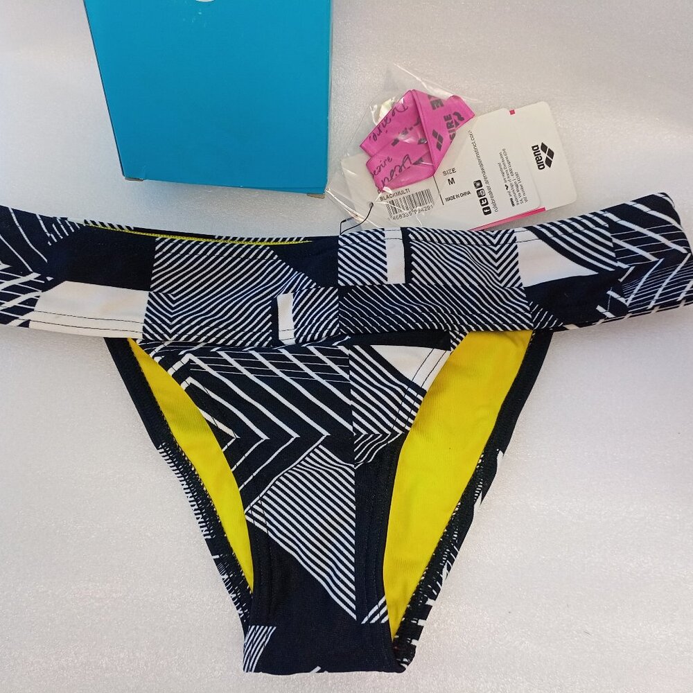 Arena Women’s Rule Breaker Desire Bikini Bottom L Multicolor Black